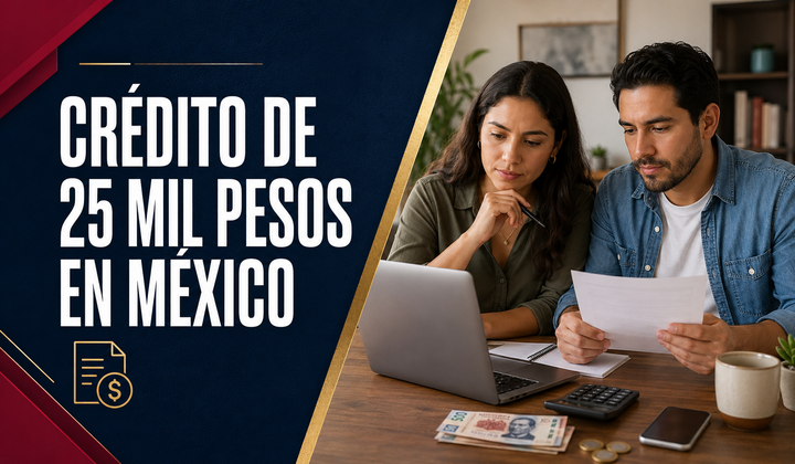 Crédito de 25 mil y 50 mil pesos en México